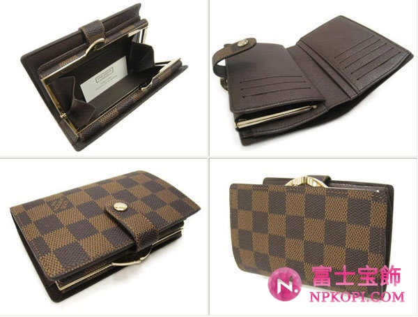 (LOUIS VUITTON)ルイヴィトン ブランドコピー ダミエがま口財布 ポルトフォイユヴィエノワ N61674